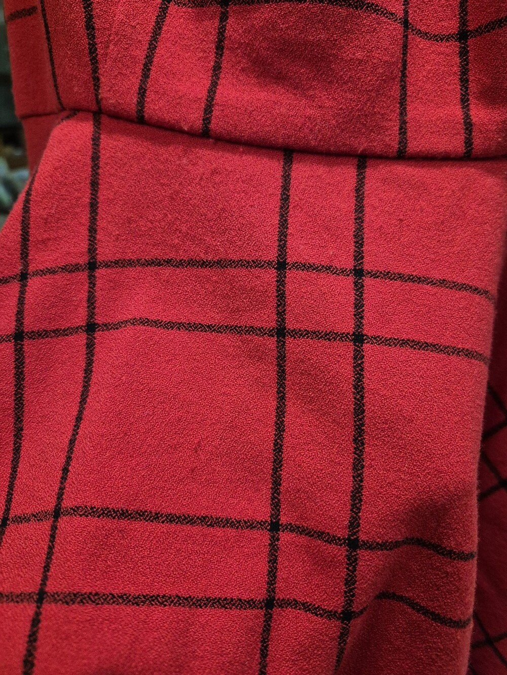 Elle Red & Black Dress - Picture 12 of 12